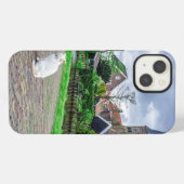 伝統的な漁村の猫 iPhoneケース (裏面横)