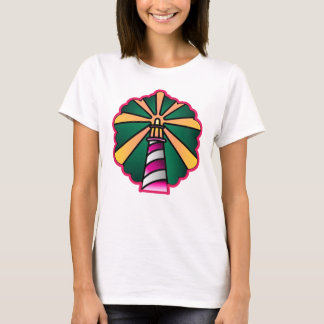 伝統的な灯台のイラスト Tシャツ