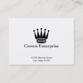 伝統的な特大無地のなティール（緑がかった色）の会社のロゴ 名刺 (裏面)