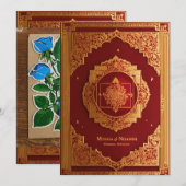 伝統的な結婚式の招待状のデザイン, 壮大, 優雅, s 招待状 (正面/裏面)