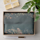 伝統的な花のデコパージュ 薄葉紙 (ギフト)