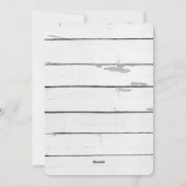 伝統的な花輪のホリデーカード シーズンカード (裏面)