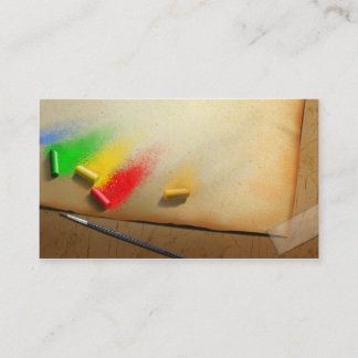 伝統的な芸術家ペインターの名刺 名刺