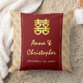 伝統的な華人ウェディングペラナカン クッション (ブランケット)