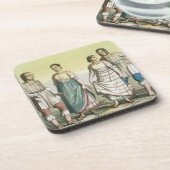 伝統的な衣裳、メキシコのMichoacanのインディアン( コースター (左側)