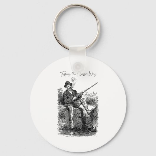伝統的な釣り キーホルダー (正面)
