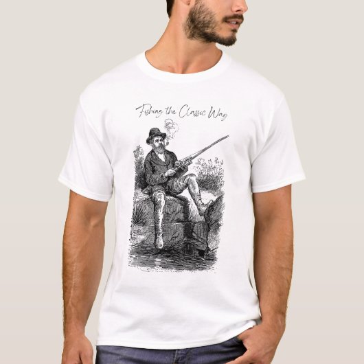 伝統的な釣り Tシャツ (正面)