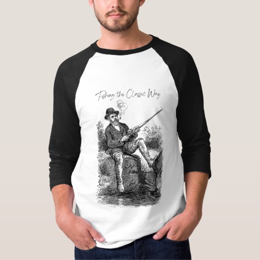 伝統的な釣り Tシャツ (正面)
