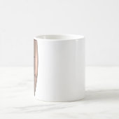 伝統的な銅の7回目の記念日 コーヒーマグカップ (中央)