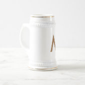 伝統的な陶器のビールジョッキ ビールジョッキ (正面左)
