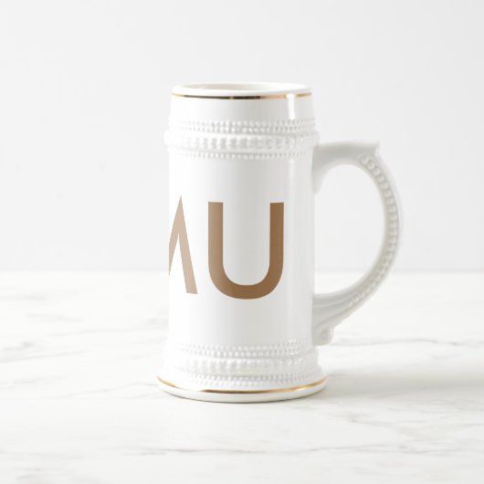 伝統的な陶器のビールジョッキ ビールジョッキ (右)