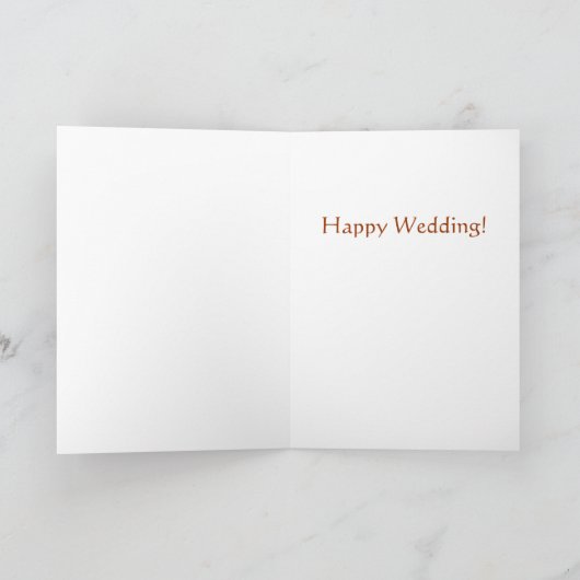 伝統的な韓国の結婚式(#2)カード カード (内部)