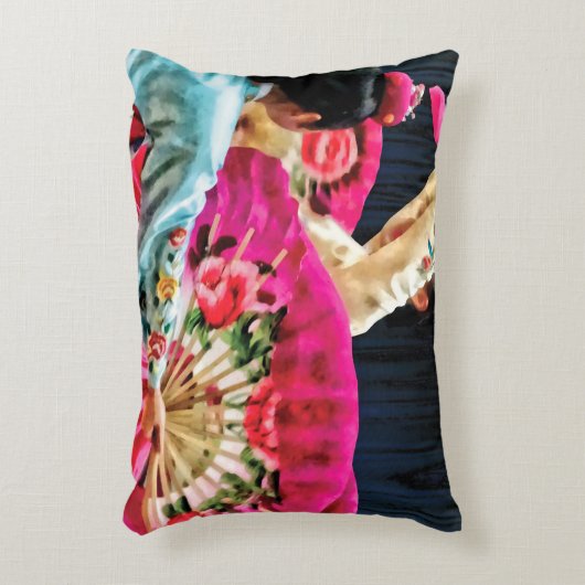 伝統的な韓国ファンダンス アクセントクッション (正面(垂直))