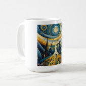 伝統的な コーヒーマグカップ (正面左)