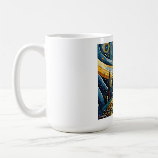 伝統的な コーヒーマグカップ (左)