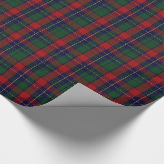 伝統的なKilgourの一族のタータンチェックの包装紙 ラッピングペーパー (角)