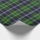 伝統的なMacKellarのタータンチェック格子縞の包装紙 ラッピングペーパー (角)