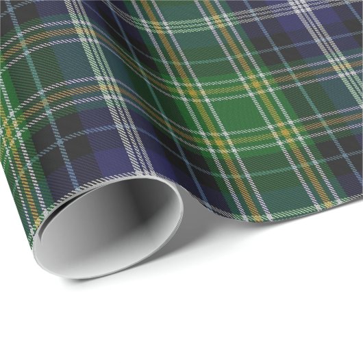 伝統的なMacKellarのタータンチェック格子縞の包装紙 ラッピングペーパー (ロールコーナー)