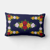 伝統的なnarrowboatの芸術 ランバークッション (裏面)