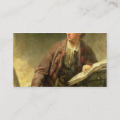 伝統的にbに信じられる芸術家のポートレート、 名刺 (裏面)