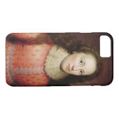 伝統的にtとして識別される女性のポートレート、 Case-Mate iPhoneケース (裏面(横))