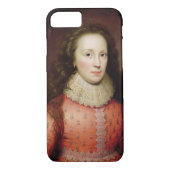 伝統的にtとして識別される女性のポートレート、 Case-Mate iPhoneケース (裏面)