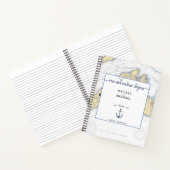 伝統的の計航海の結婚画+整理 ノートブック (内部)