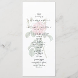 伝統的ばら色の結婚式を選抜して下さい プログラム