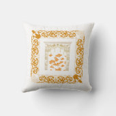 伝統的ろうけつ染め クッション (裏面)