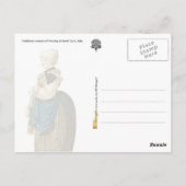 伝統的イタリアンの衣装 ポストカード (裏面)