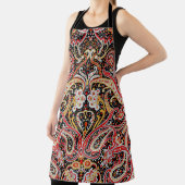 伝統的インディアンペイズリーパターン エプロン (インサイチュ)