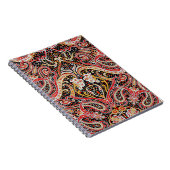 伝統的インディアンペイズリーパターン ノートブック (右側)