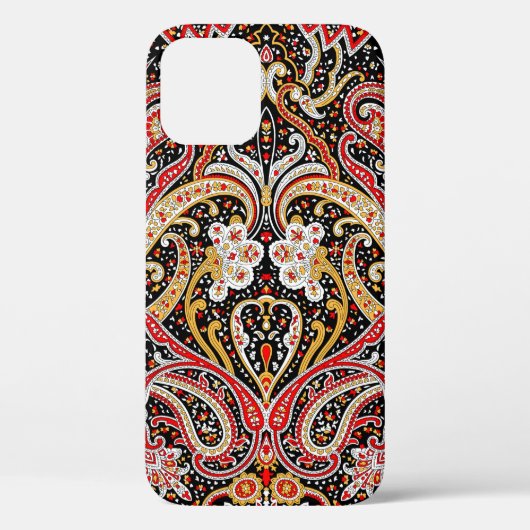 伝統的インディアンペイズリーパターン Case-Mate iPhoneケース (裏面)