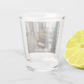 伝統的オランダの木製シューズ通り ショットグラス (裏面)