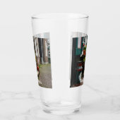 伝統的オランダの木製シューズ通り タンブラーグラス (右)