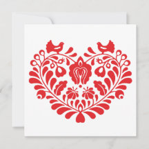 伝統的オーナメントグリーティングカード