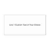 伝統的カスタム事業1ライン文字木材 ラバースタンプ (インプリント)