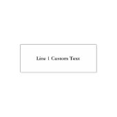 伝統的カスタム文字1セリフ セルフインキングスタンプ (デザイン)