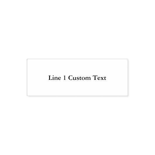 伝統的カスタム文字1セリフ セルフインキングスタンプ (デザイン)