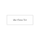 伝統的カスタム文字1セリフ セルフインキングスタンプ (デザイン)