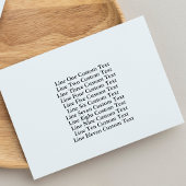 伝統的カスタム文字11ライン ラバースタンプ