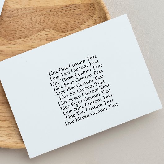 伝統的カスタム文字11ライン ラバースタンプ