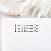 伝統的カスタム文字3ライン ラベル (インサイチュ)