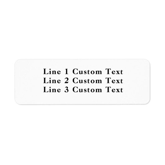 伝統的カスタム文字3ライン ラベル (正面)