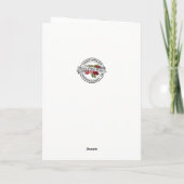 伝統的カソリッ結婚クの賛美ヴァージンマリア カード (裏面)