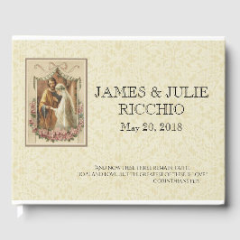 伝統的カソリッ結婚クの賛美ヴァージンマリア ゲストブック