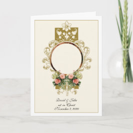 伝統的カトリック教教フローラ結婚ズ 招待状