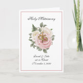 伝統的カトリック教教フローラ結婚ズ 招待状 (正面)