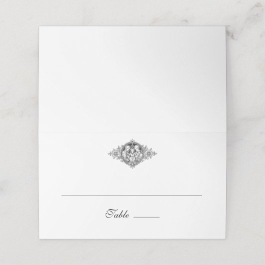 伝統的カトリック教結婚家 プレイスカード (外部開封)