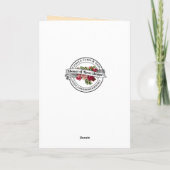 伝統的カトリック聖テリーズありがとう カード (裏面)